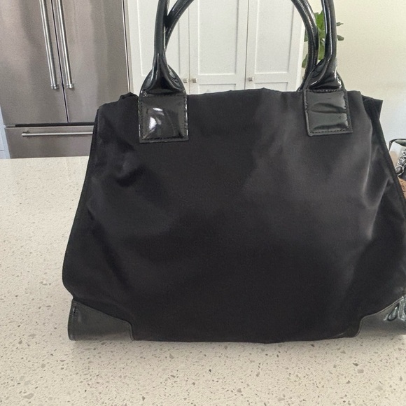 Tory Burch Black Large patent tote bag. Good condition, used only a few times. - Picture 8 of 8
